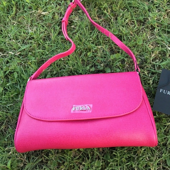 Furla Bags Furla Lilli Crossbody Leather Bag Clutch Gloss Poshmark